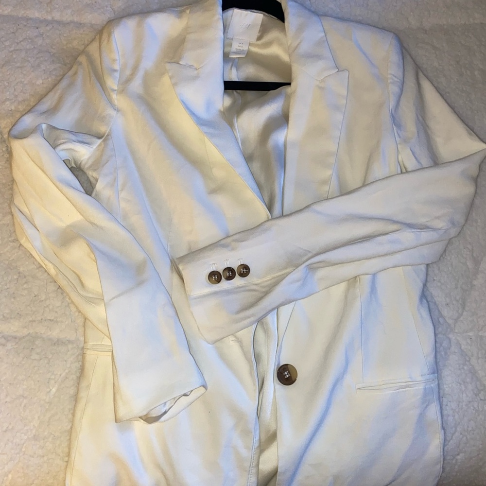 H&M White Blazer